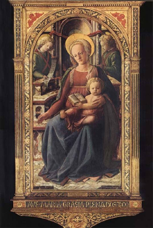 Fra Filippo Lippi Madonna and child Sweden oil painting art